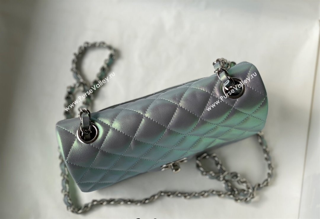 Chanel Iridescent Lambskin Classic Mini Flap Bag A69900 Pink 2021 31 (SM-21123031)