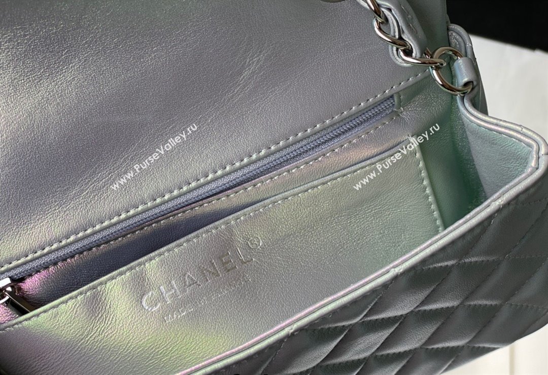 Chanel Iridescent Lambskin Classic Mini Flap Bag A69900 Pink 2021 31 (SM-21123031)