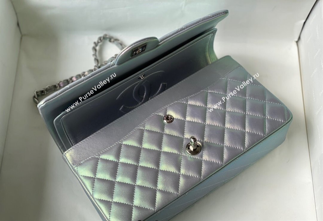 Chanel Iridescent Lambskin Medium Bag A01112 Pink 2021 32 (SM-21123032)