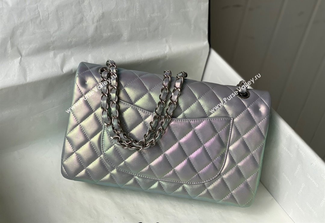 Chanel Iridescent Lambskin Medium Bag A01112 Pink 2021 32 (SM-21123032)