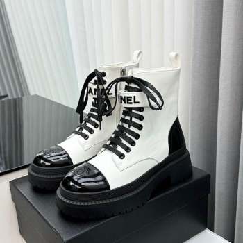 Chanel Ankle Boots with Strap White 2023 CH091101 (MD-23091105)