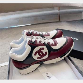 Chanel Calfskin Sneakers G45333 Burgundy 2023 (SS-231011070)