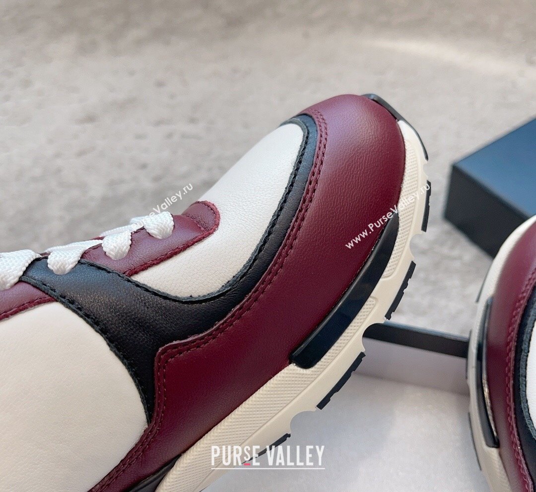 Chanel Calfskin Sneakers G45333 Burgundy 2023 (SS-231011070)