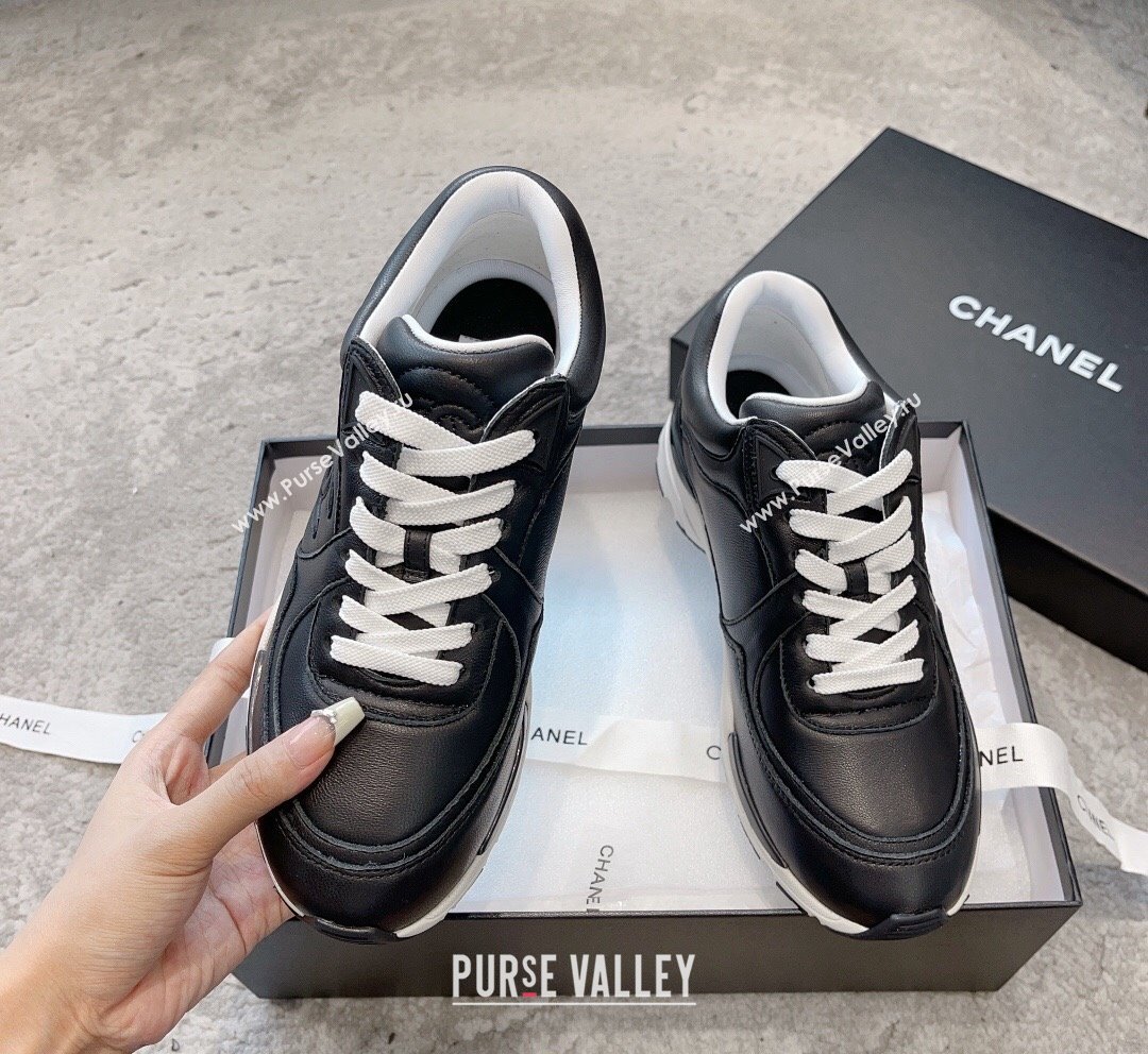 Chanel Calfskin Sneakers G45333 Black 2 2023 (SS-231011071)