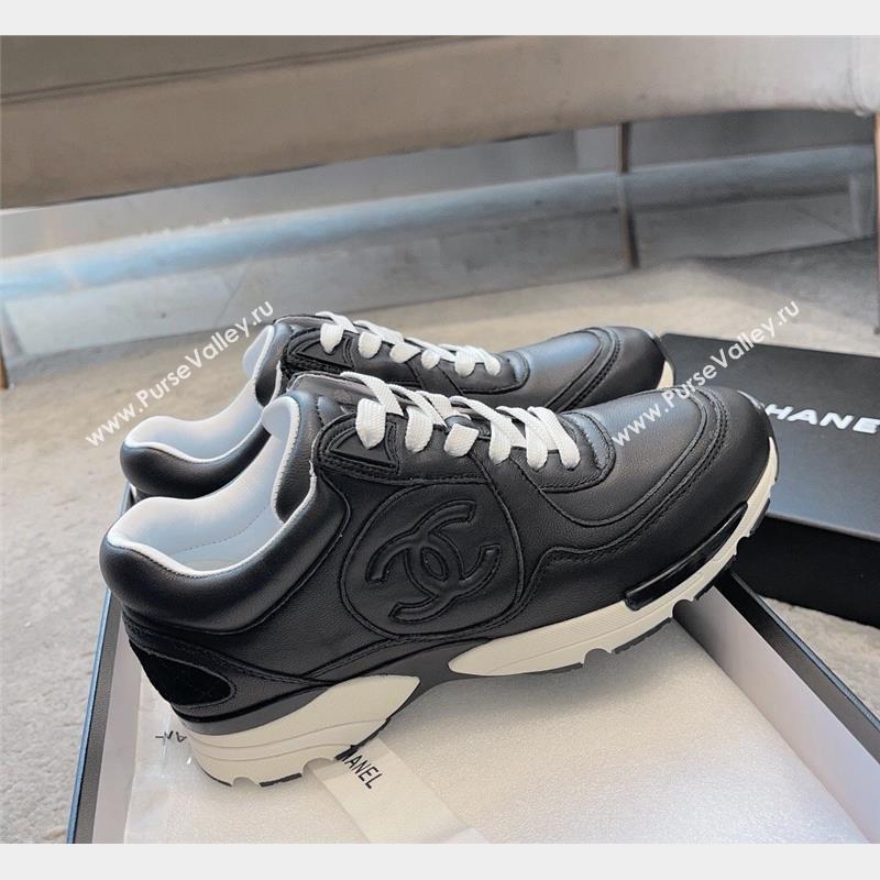 Chanel Calfskin Sneakers G45333 Black 2 2023 (SS-231011071)