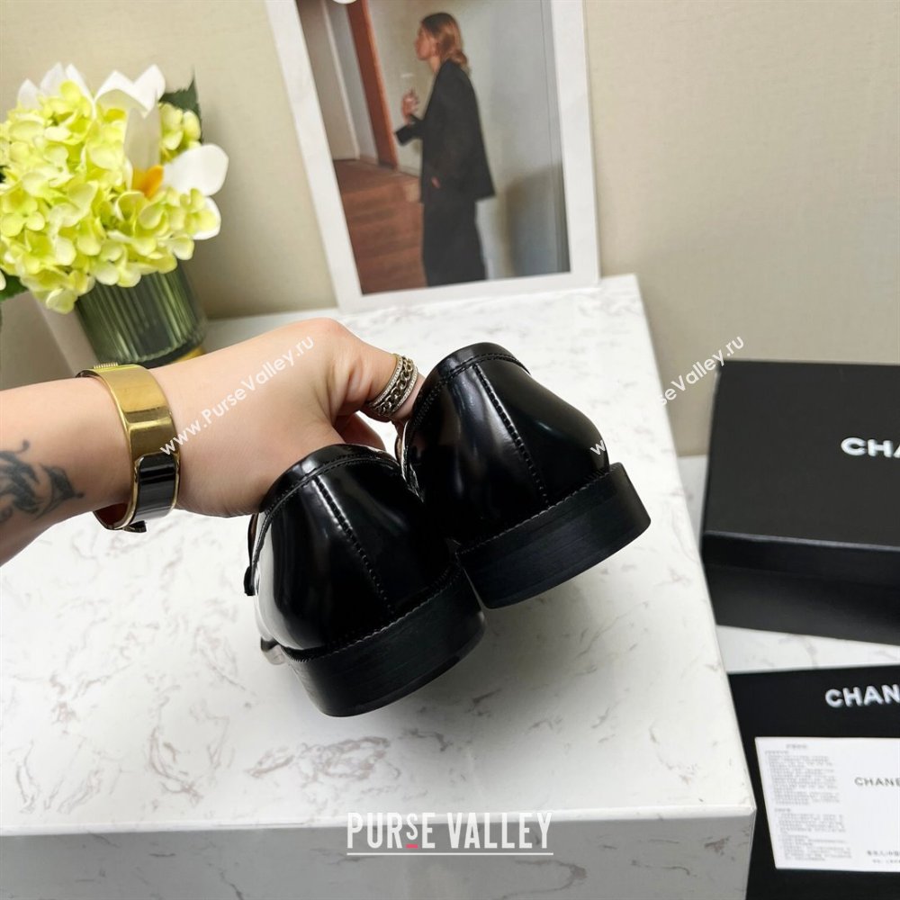 Chanel Patent Calfskin Loafers Black 2 2023 CH120111 (MD-231201080)