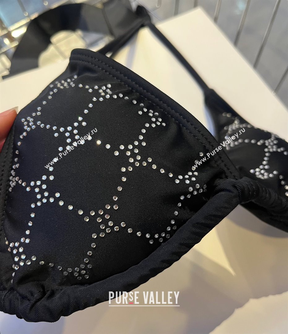 Chanel Quilted Swimwear with Crystals Black 2024 0306 (XMN-240306122)