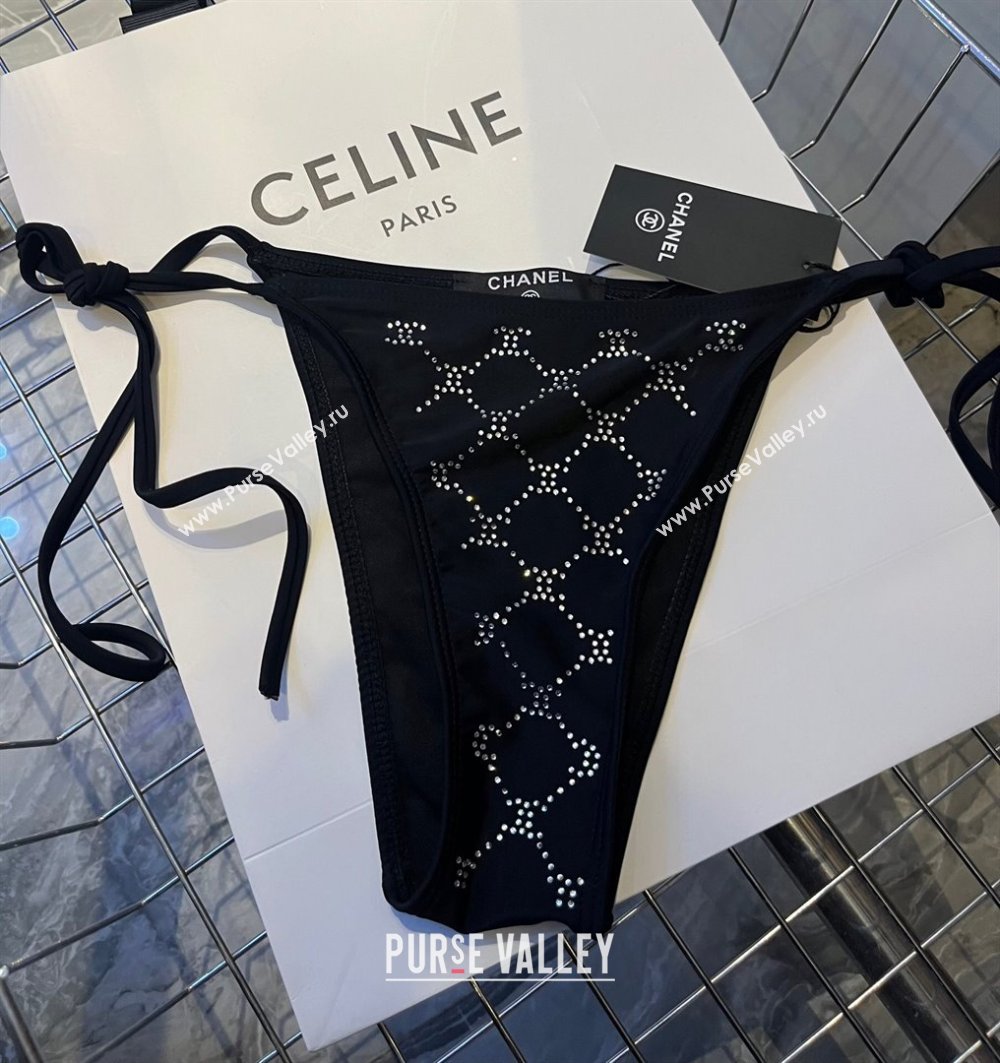 Chanel Quilted Swimwear with Crystals Black 2024 0306 (XMN-240306122)