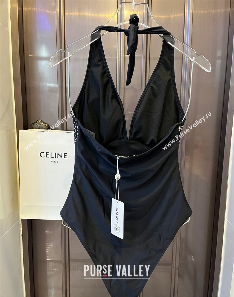 Chanel Swimwear with Sequins Black 2024 0401 (WM-240401132)