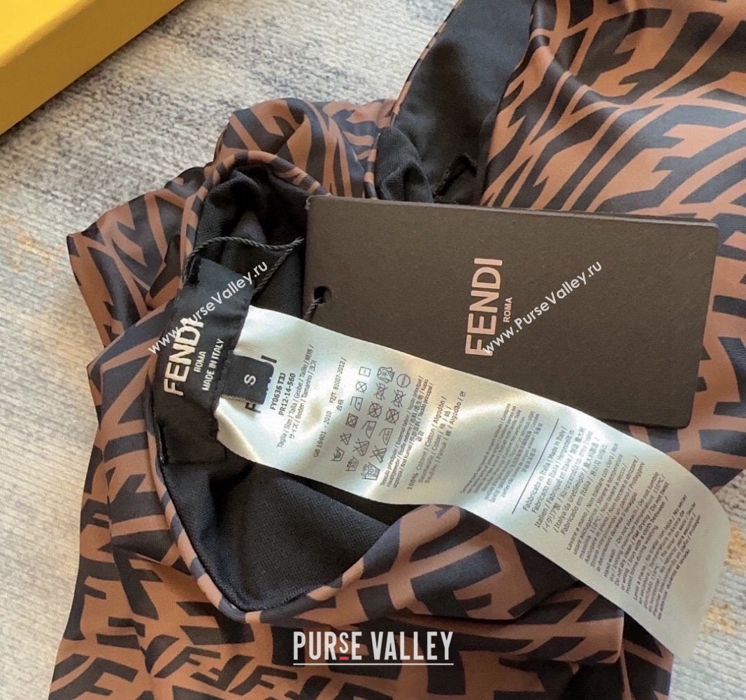 Fendi FF Swimwear Brown/Black 2024 FE040102 (A-240401159)