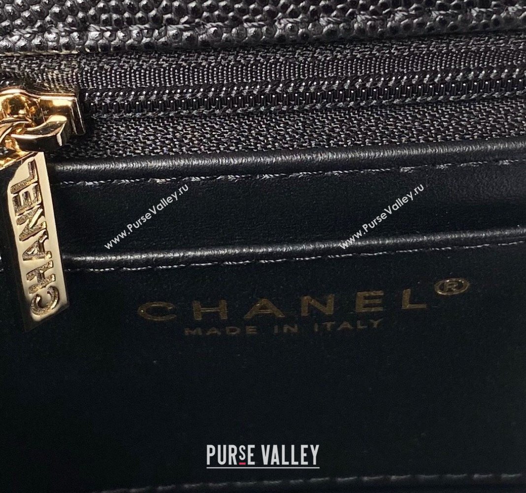 Chanel Grained Calfskin Small Flap Bag with Top Handle AS4711 Black 2024 (yezi-240411030)
