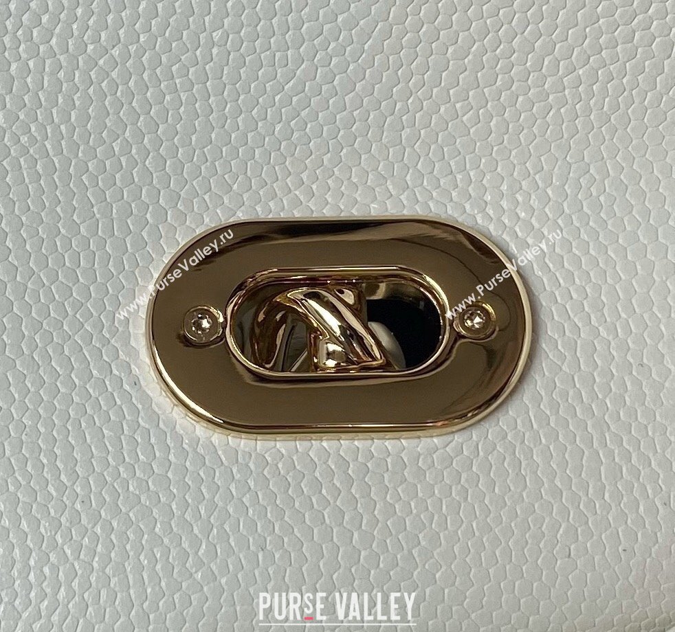 Chanel Grained Calfskin Small Flap Bag with Top Handle AS4711 White 2024 (yezi-240411031)