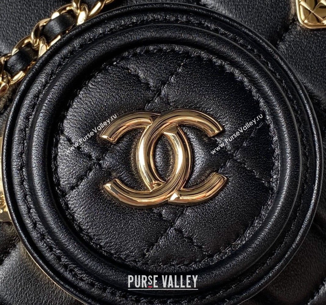 Chanel Lambskin Camera Bag AS4817 Black 2024 (yezi-240411033)