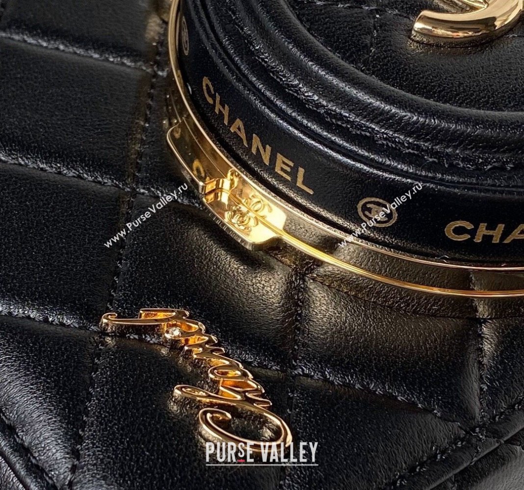 Chanel Lambskin Camera Bag AS4817 Black 2024 (yezi-240411033)