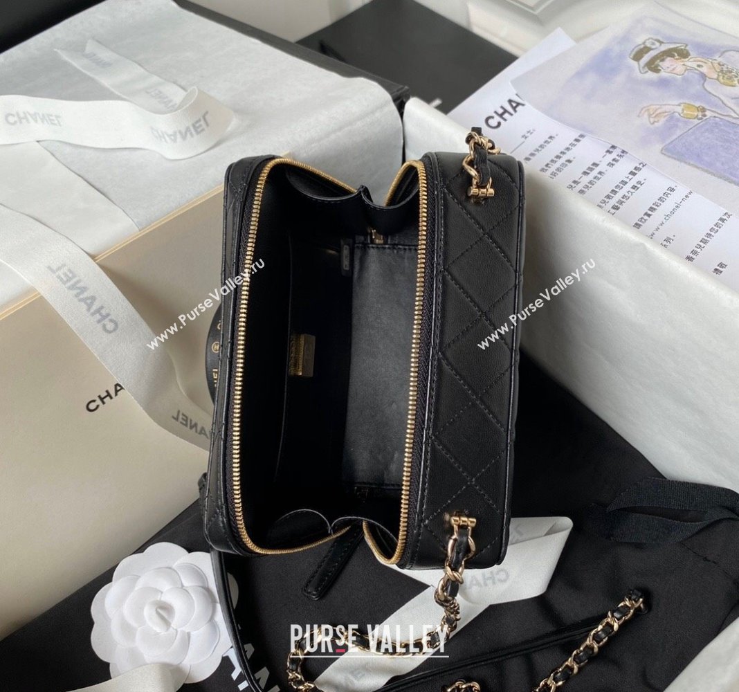 Chanel Lambskin Camera Bag AS4817 Black 2024 (yezi-240411033)