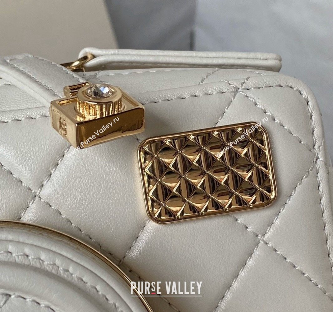 Chanel Lambskin Camera Bag AS4817 White 2024 (yezi-240411034)