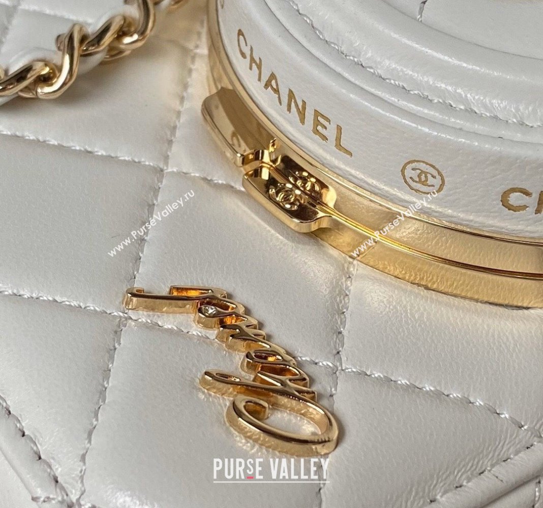 Chanel Lambskin Camera Bag AS4817 White 2024 (yezi-240411034)