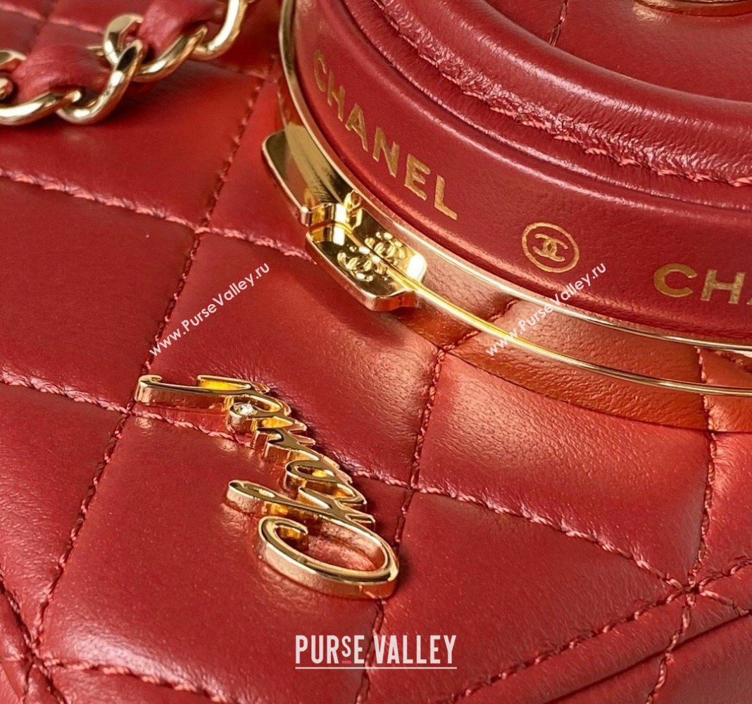 Chanel Lambskin Camera Bag AS4817 Red 2024 (yezi-240411035)
