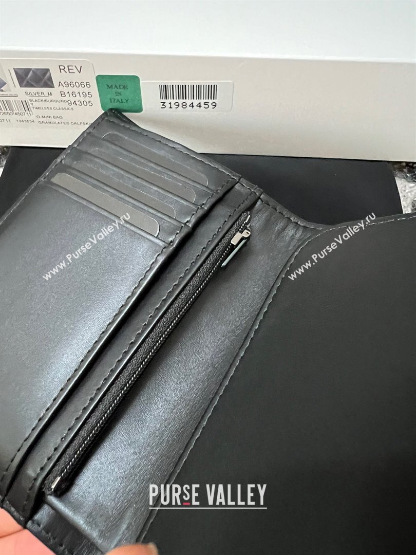 Chanel Quilted Lambskin Passport Cover Black 2024 A96066 (YEZI-240411061)