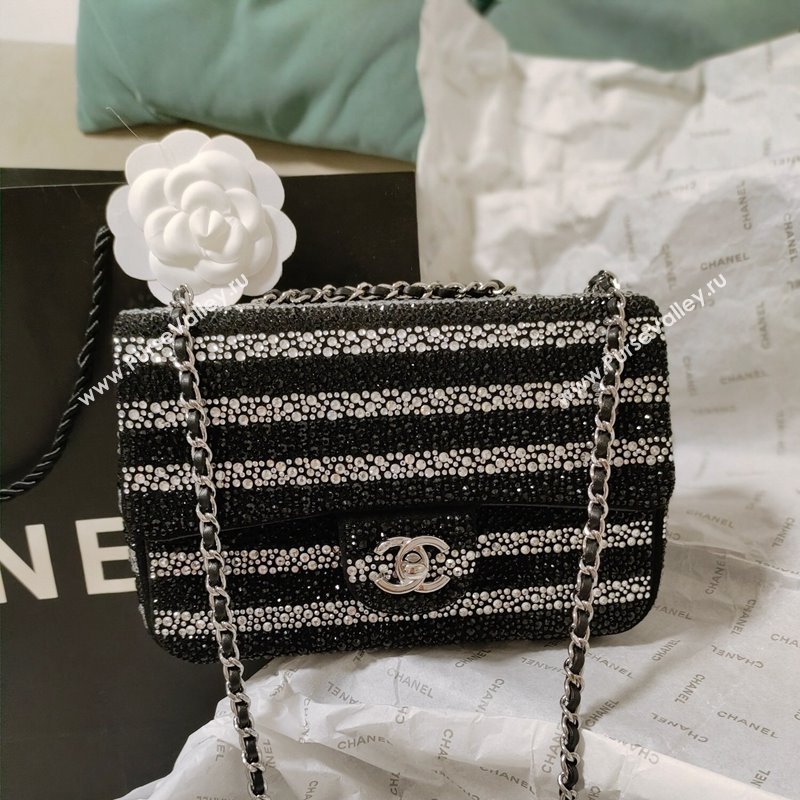 Chanel Crystals Evening Bag AS4297 Black/Silver 2024 (yezi-240412006)