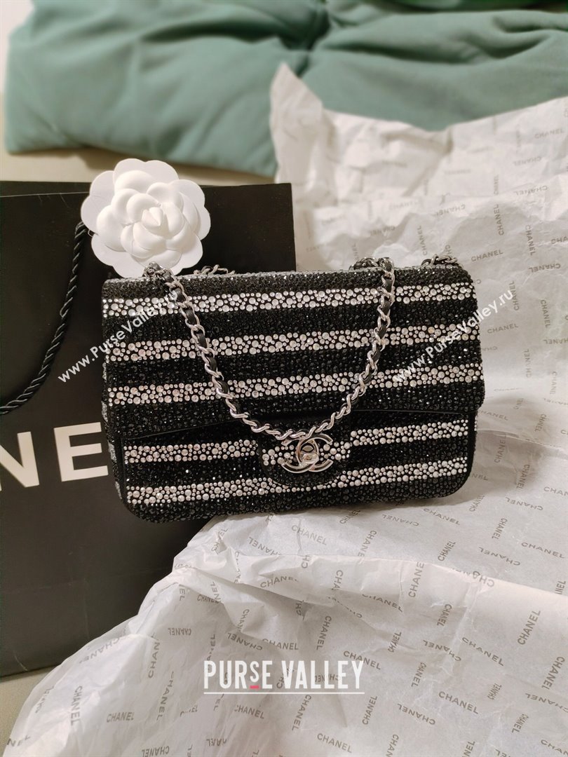 Chanel Crystals Evening Bag AS4297 Black/Silver 2024 (yezi-240412006)