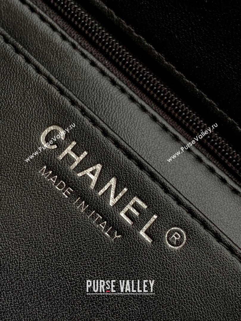 Chanel Classic Tweed Mini 11.12 Flap Bag A69900 White/Black 2024 0411 (yezi-240411023)