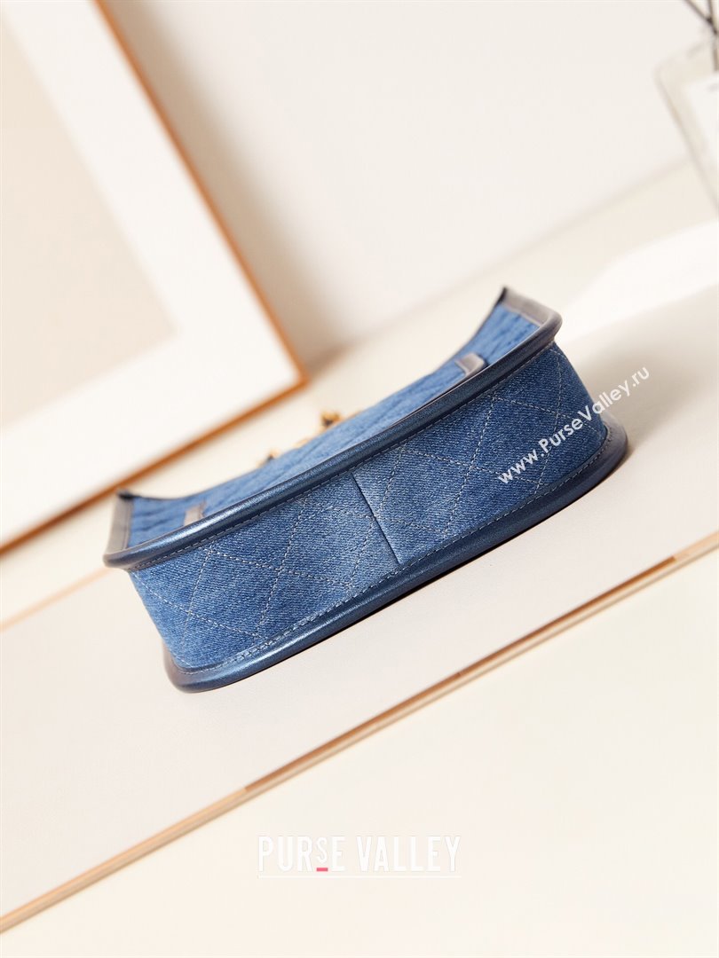 Chanel Washed Denim Hobo Bag AS4532 Blue 2024 (yezi-240412022)