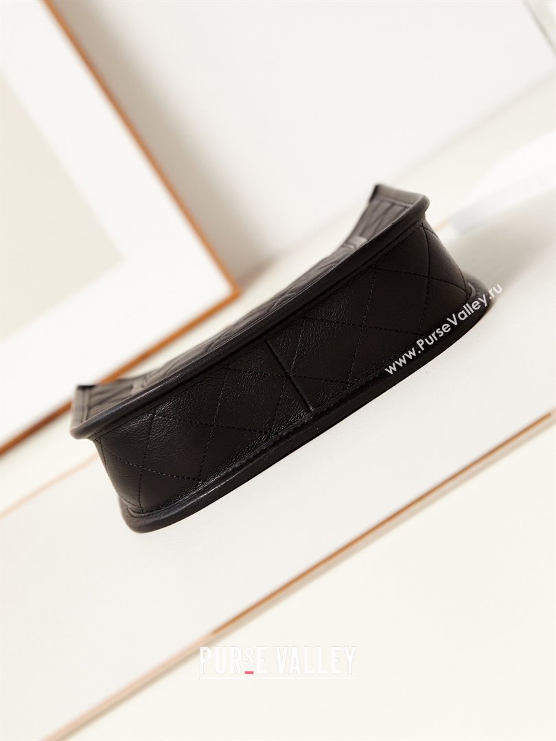 Chanel Calfskin Hobo Bag AS4532 Black 2024 (yezi-240412023)