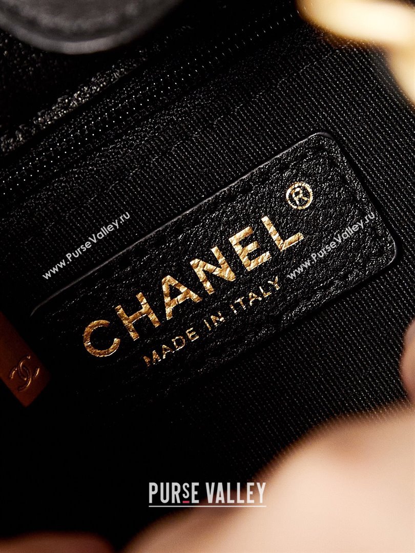 Chanel Calfskin Hobo Bag AS4532 Black 2024 (yezi-240412023)