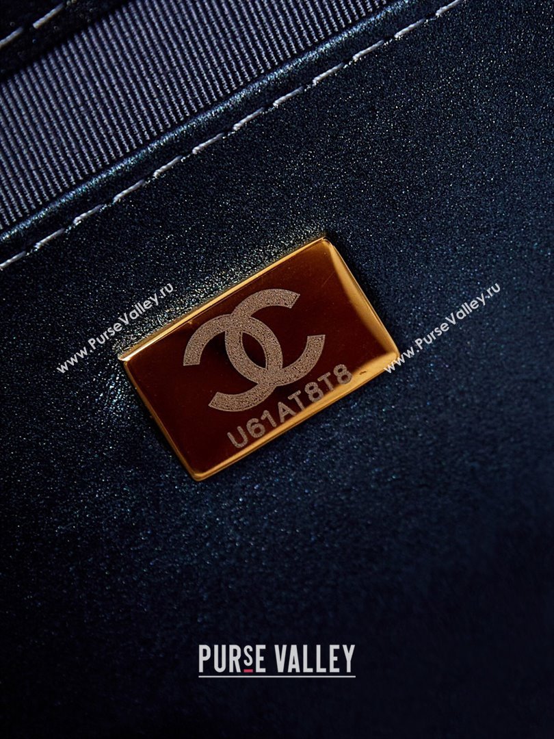 Chanel Washed Denim Hobo Bag AS4666 Blue 2024 (yezi-240412020)