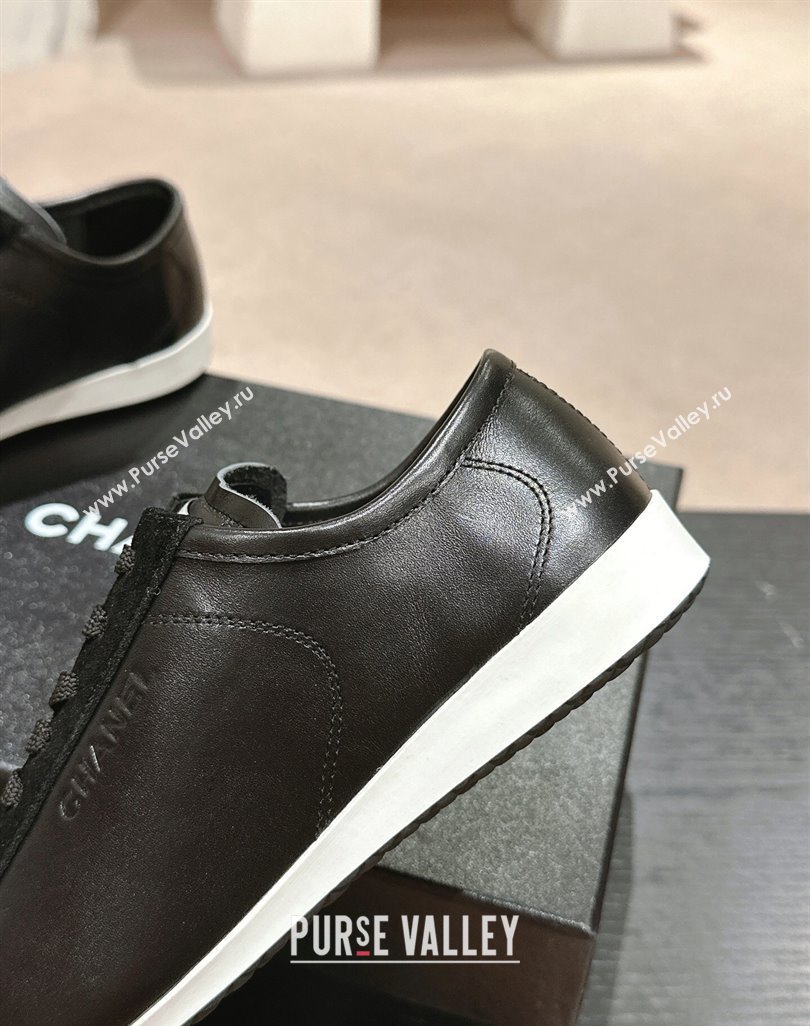 Chanel Calfskin Suede Sneakers G45714 Black 2024 (MD-240424150)