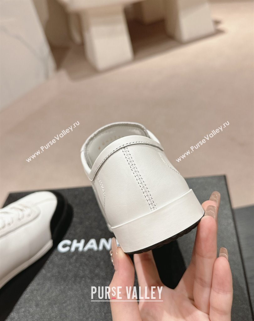 Chanel Calfskin Suede Sneakers G45714 White 2024 (MD-240424151)