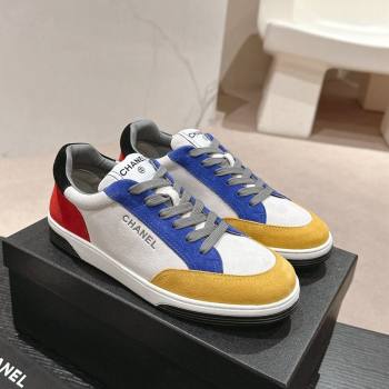 Chanel Suede Sneakers Yellow/Other 2024 0424 (MD-240424152)