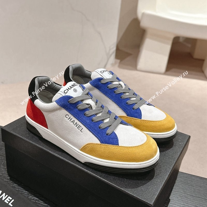 Chanel Suede Sneakers Yellow/Other 2024 0424 (MD-240424152)