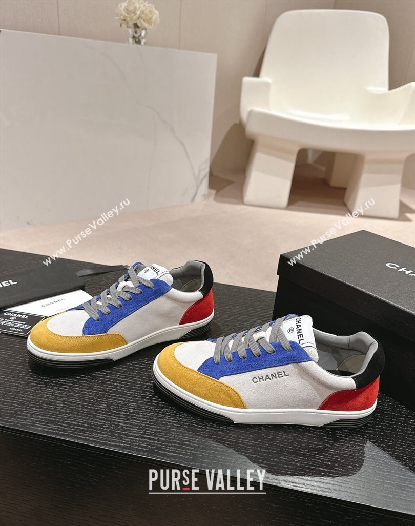 Chanel Suede Sneakers Yellow/Other 2024 0424 (MD-240424152)