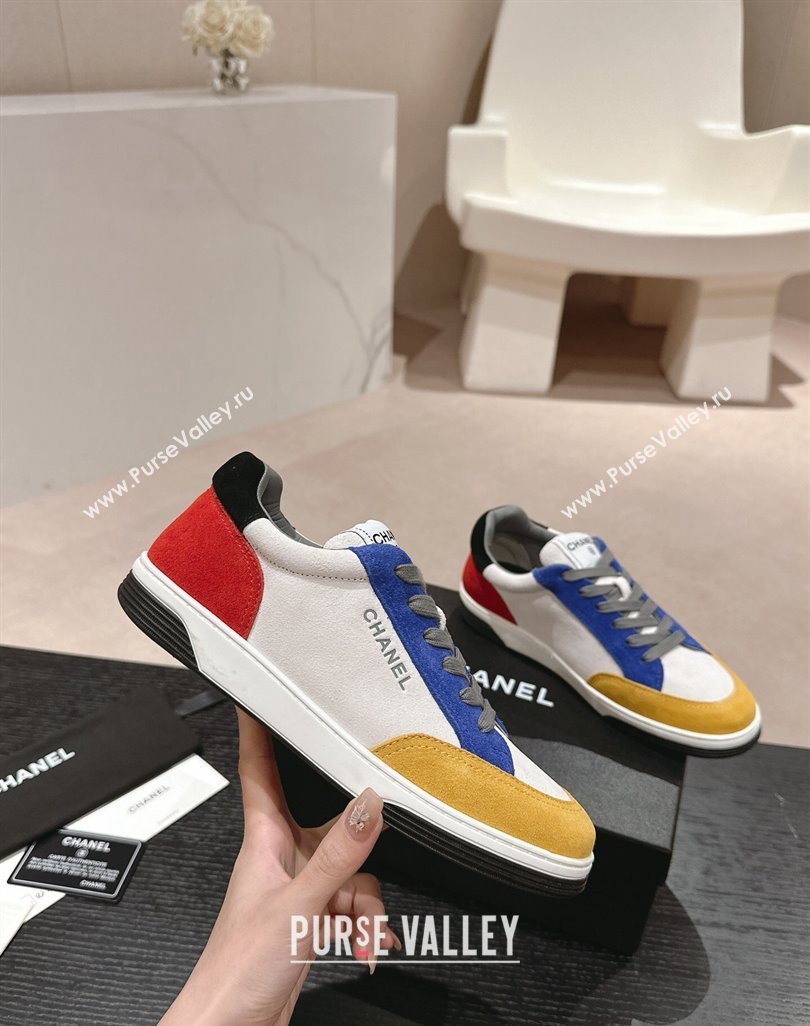 Chanel Suede Sneakers Yellow/Other 2024 0424 (MD-240424152)