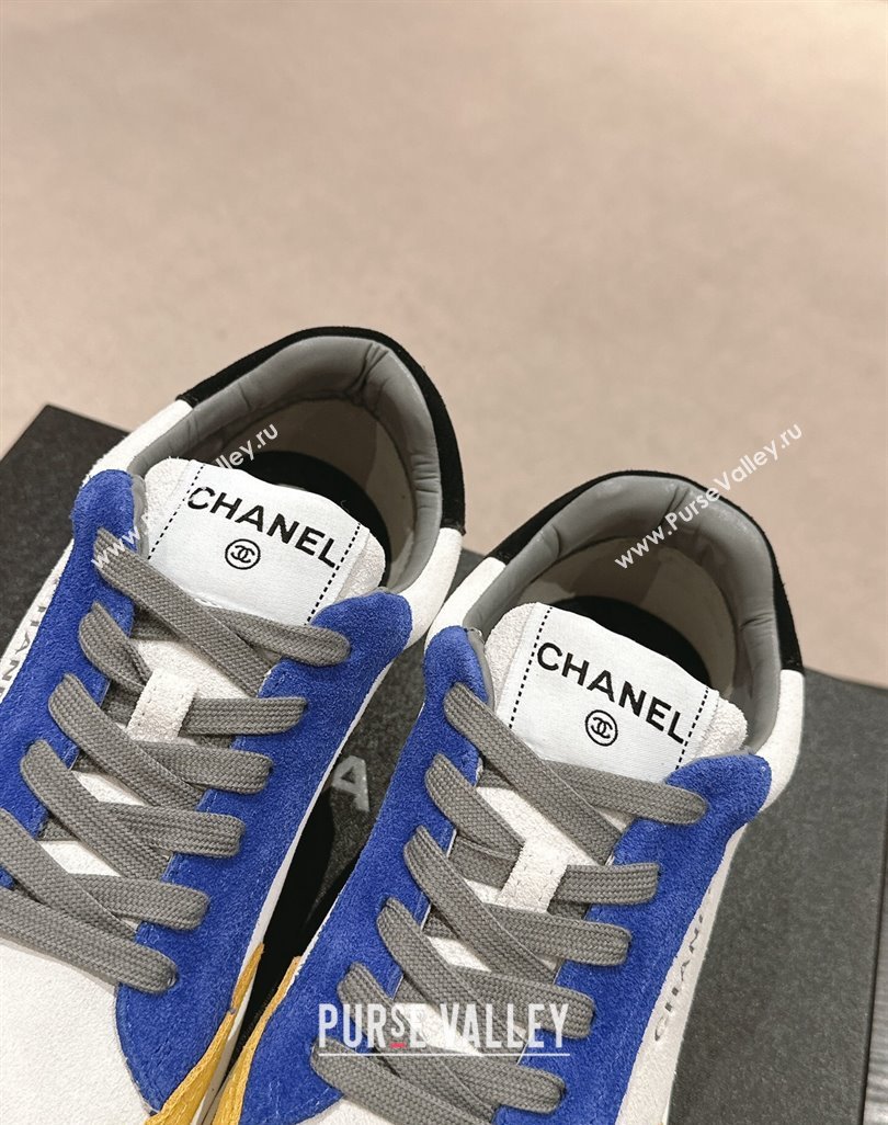 Chanel Suede Sneakers Yellow/Other 2024 0424 (MD-240424152)