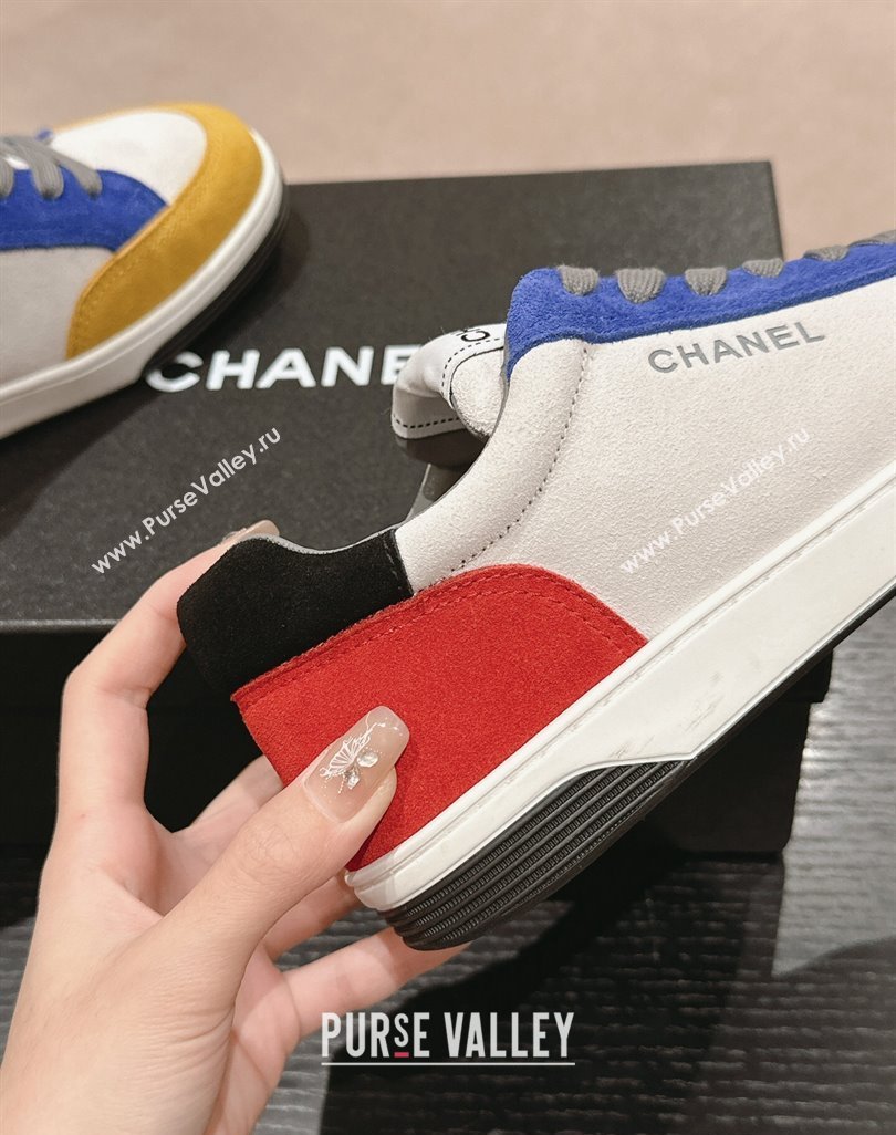 Chanel Suede Sneakers Yellow/Other 2024 0424 (MD-240424152)