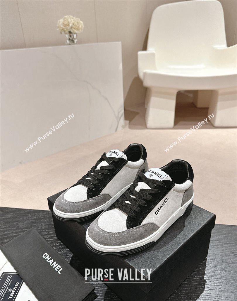 Chanel Suede Sneakers Grey/Other 2024 0424 (MD-240424153)