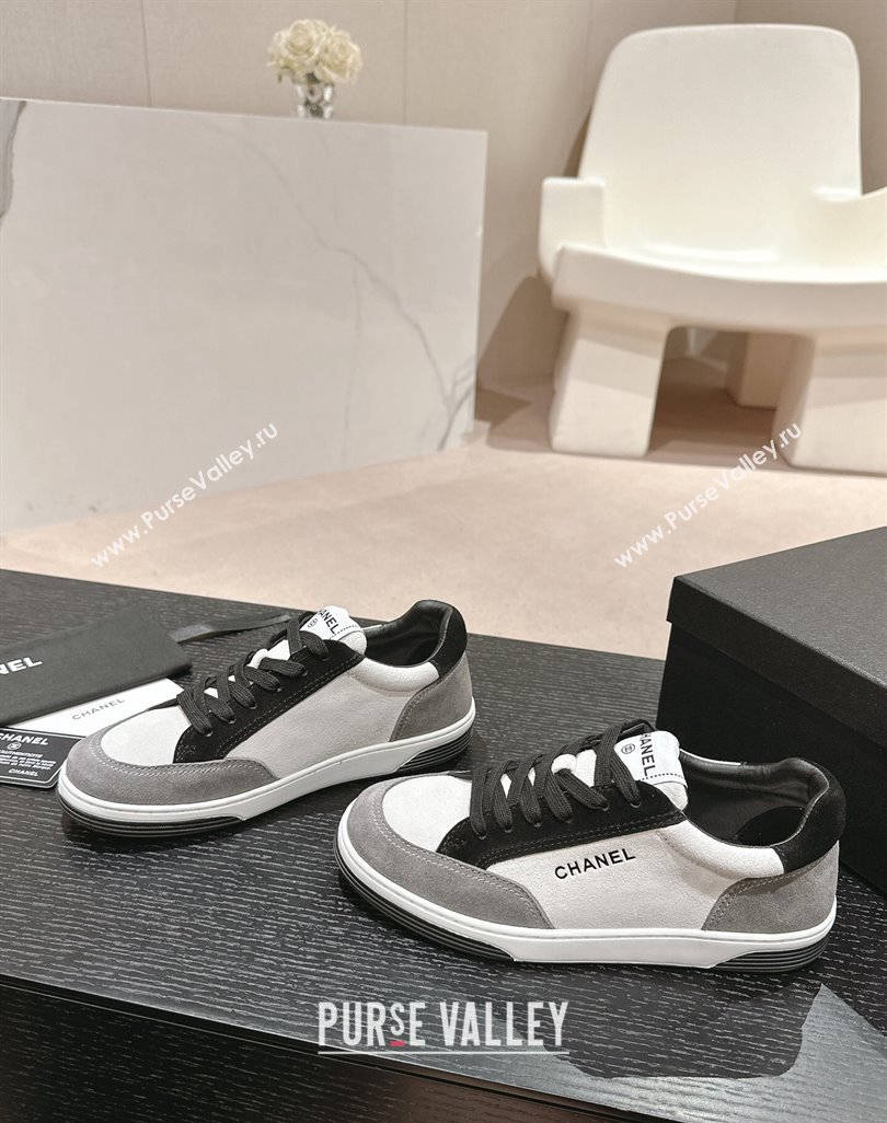 Chanel Suede Sneakers Grey/Other 2024 0424 (MD-240424153)