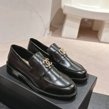 Chanel Calfskin Loafers G45663 Black 2024 (MD-240424156)