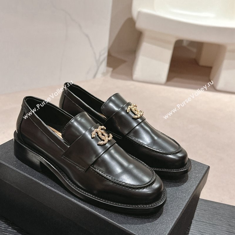 Chanel Calfskin Loafers G45663 Black 2024 (MD-240424156)