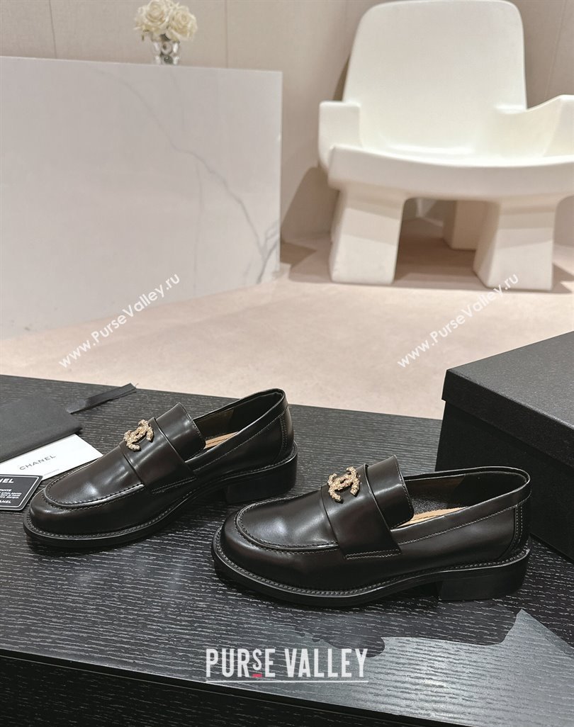 Chanel Calfskin Loafers G45663 Black 2024 (MD-240424156)