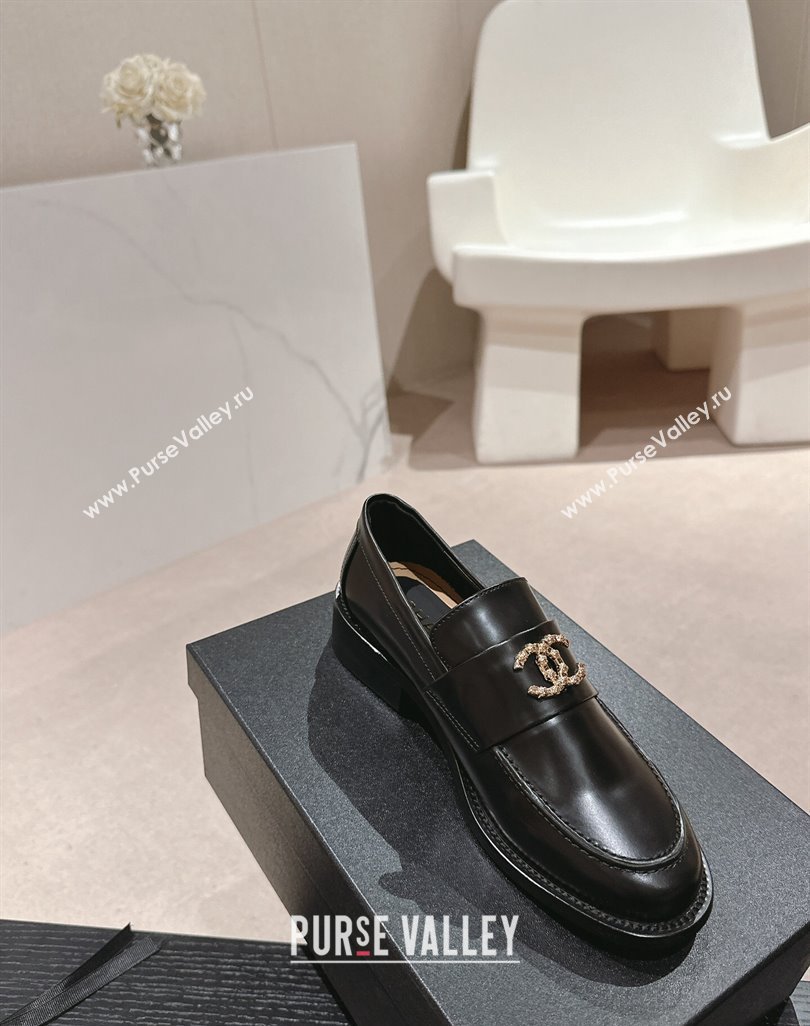 Chanel Calfskin Loafers G45663 Black 2024 (MD-240424156)