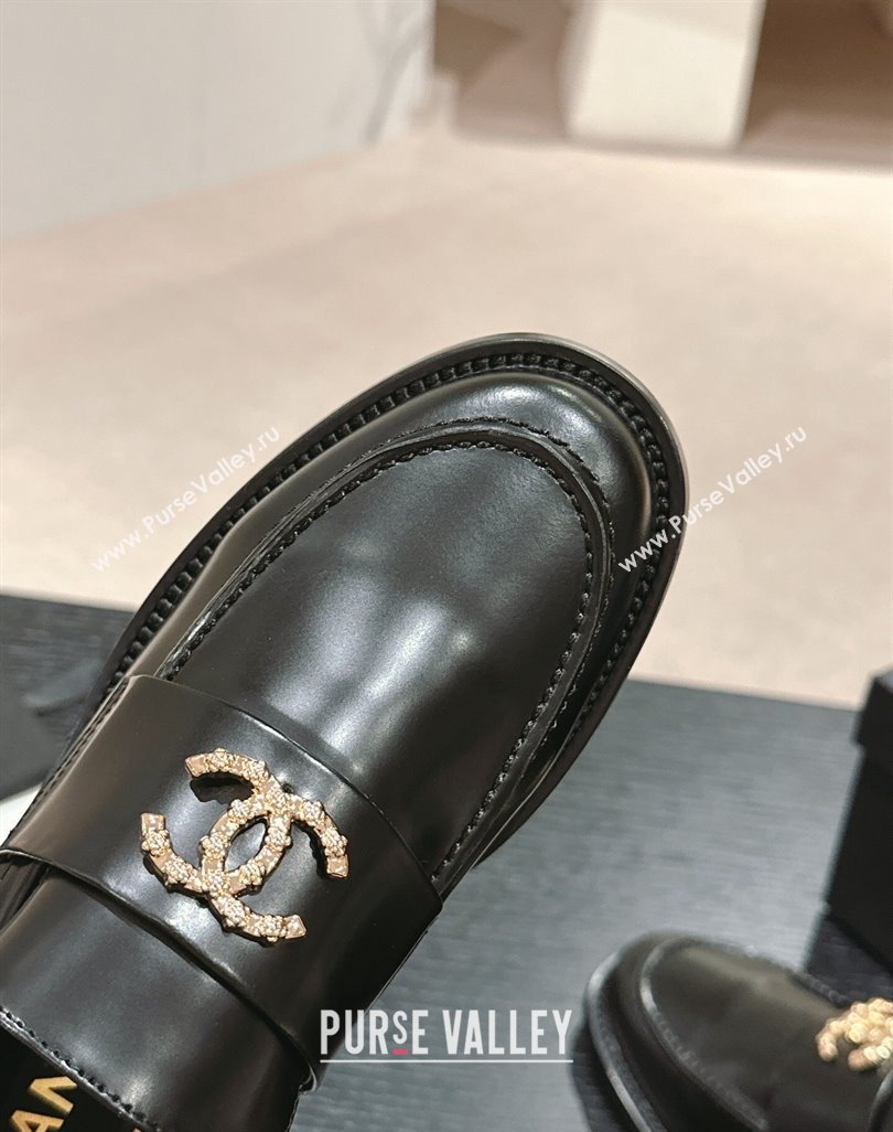 Chanel Calfskin Loafers G45663 Black 2024 (MD-240424156)