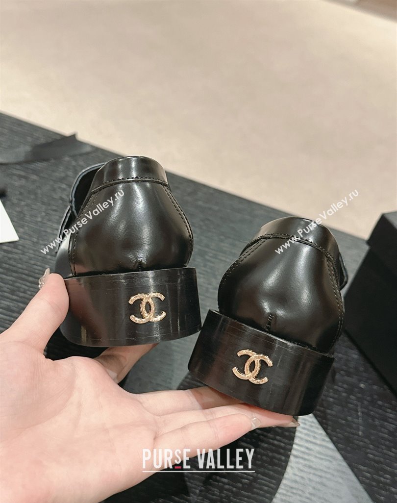 Chanel Calfskin Loafers G45663 Black 2024 (MD-240424156)