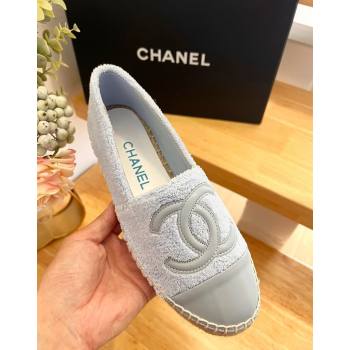 Chanel Towel Espadrilles Flats Grey 2024 0424 (HB-240424204)