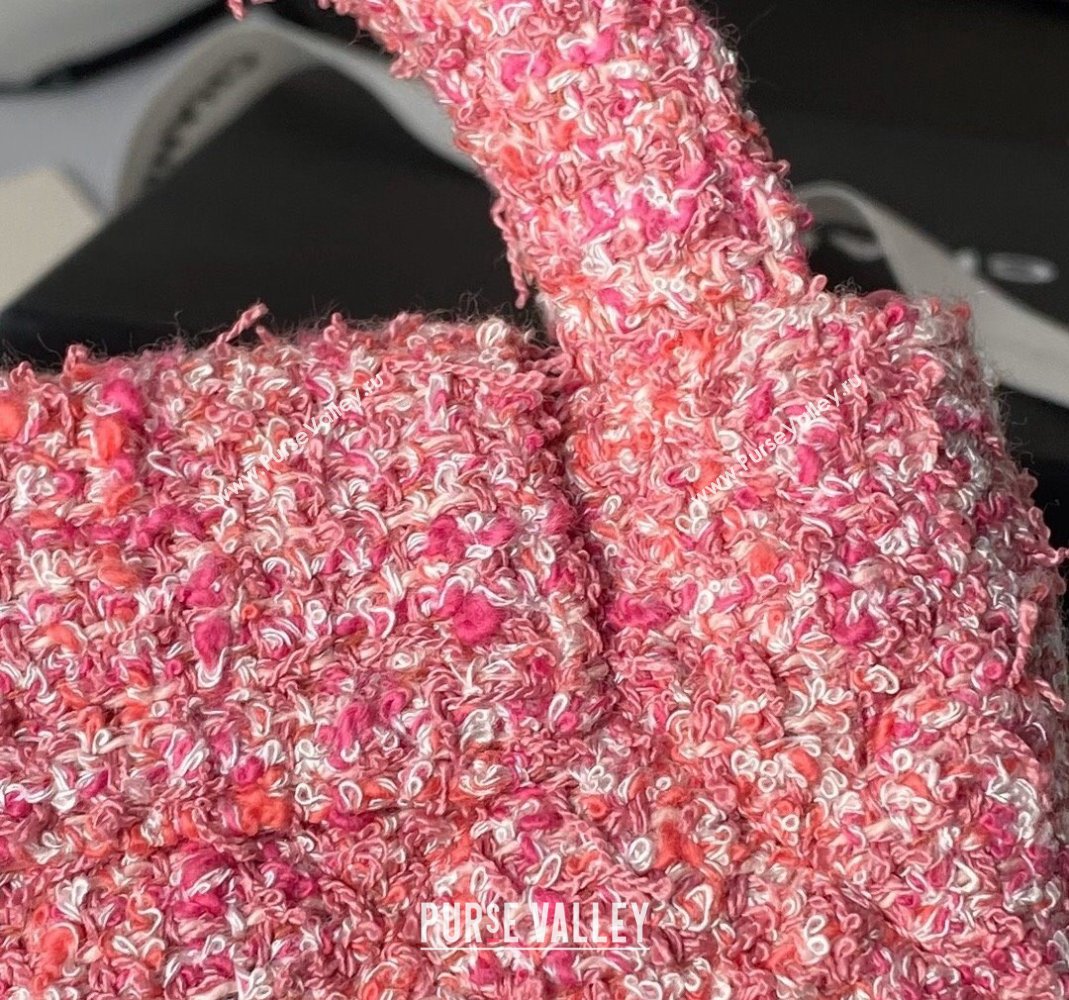 Chanel Tweed Clutch with Chain AP3435 Pink 2024 0517 (yezi-240517014)