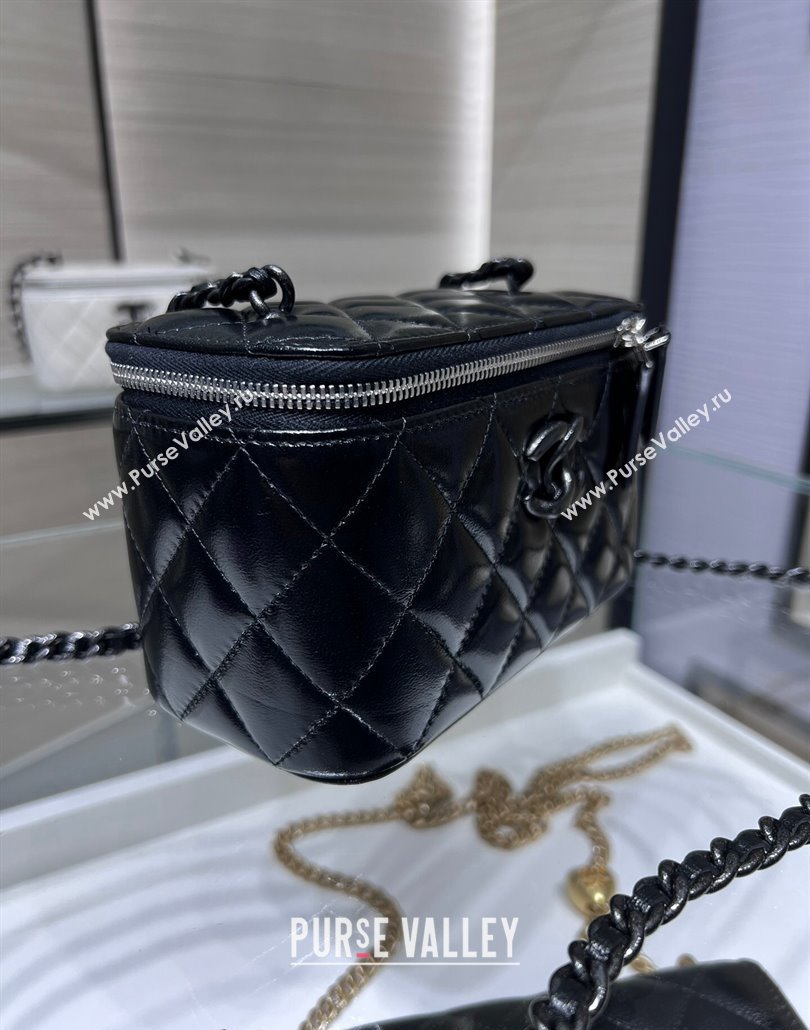 Chanel Lambskin Clutch with Chain AP3905 All Black 2024 (yezi-240517100)
