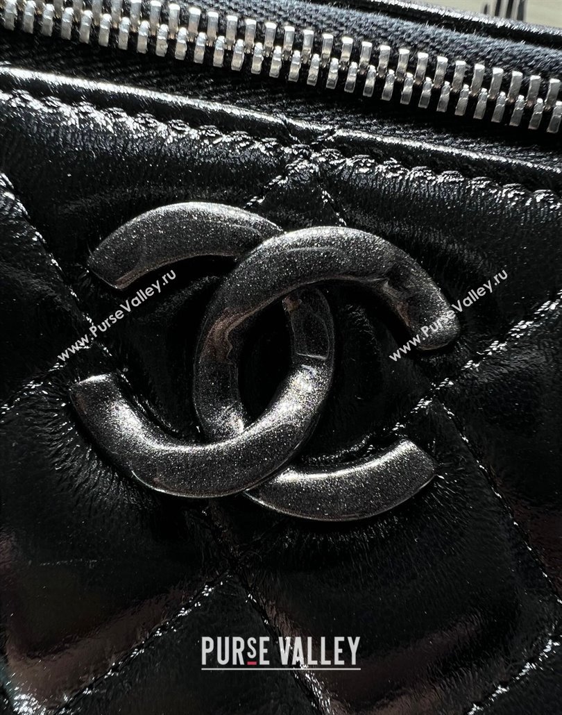 Chanel Lambskin Clutch with Chain AP3905 All Black 2024 (yezi-240517100)